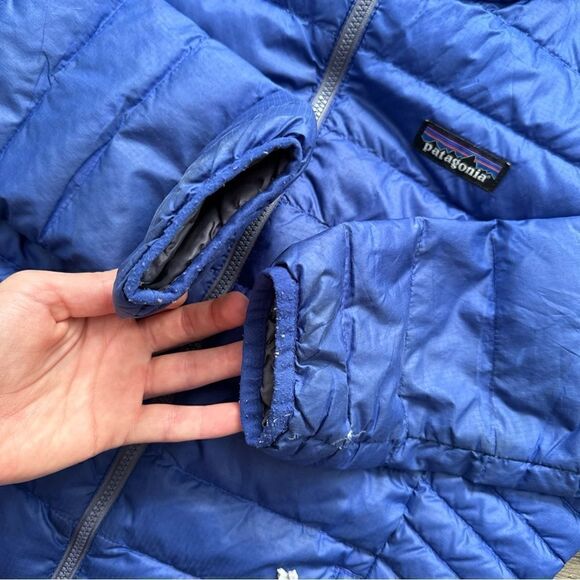 Patagonia Jacket Women XS Outdoor Nano Puff Down Filled Full Zip Goose - Picture 13 of 13